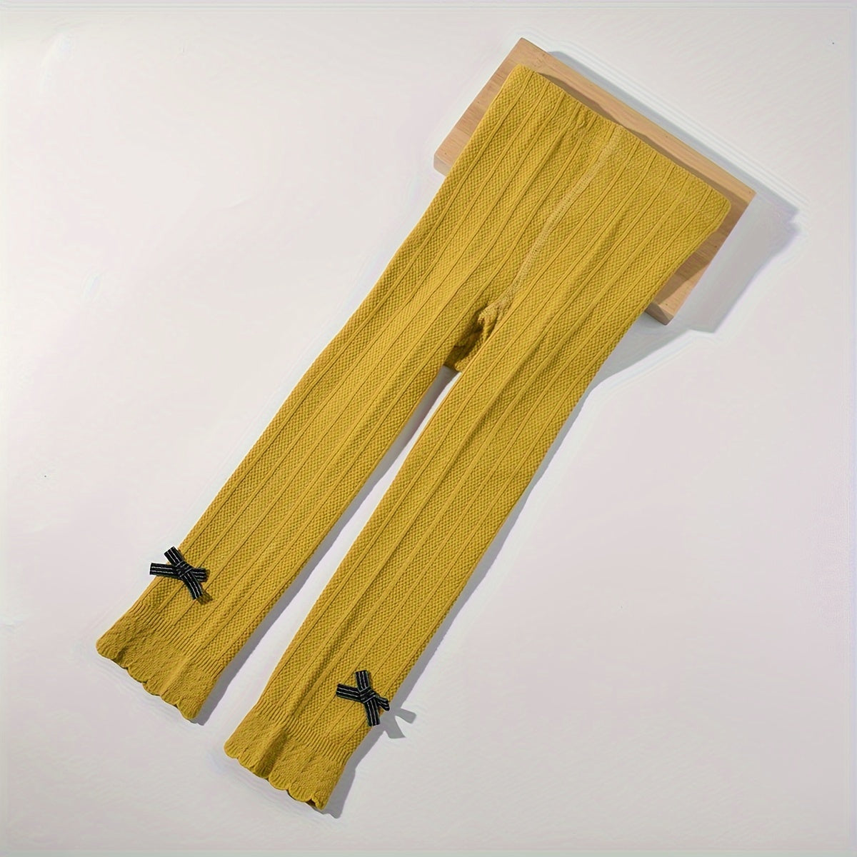 Girls' Floret Design Pantyhose Solid Knit Spring Fall Toddler Kids Leggings