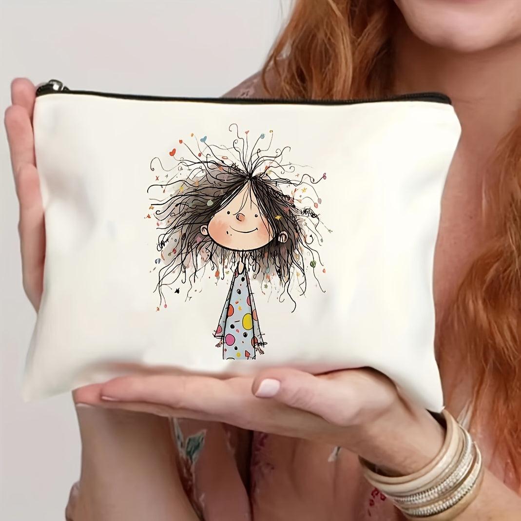 Durable Travel Cosmetic Pouch for Makeup and Teacher Gifts