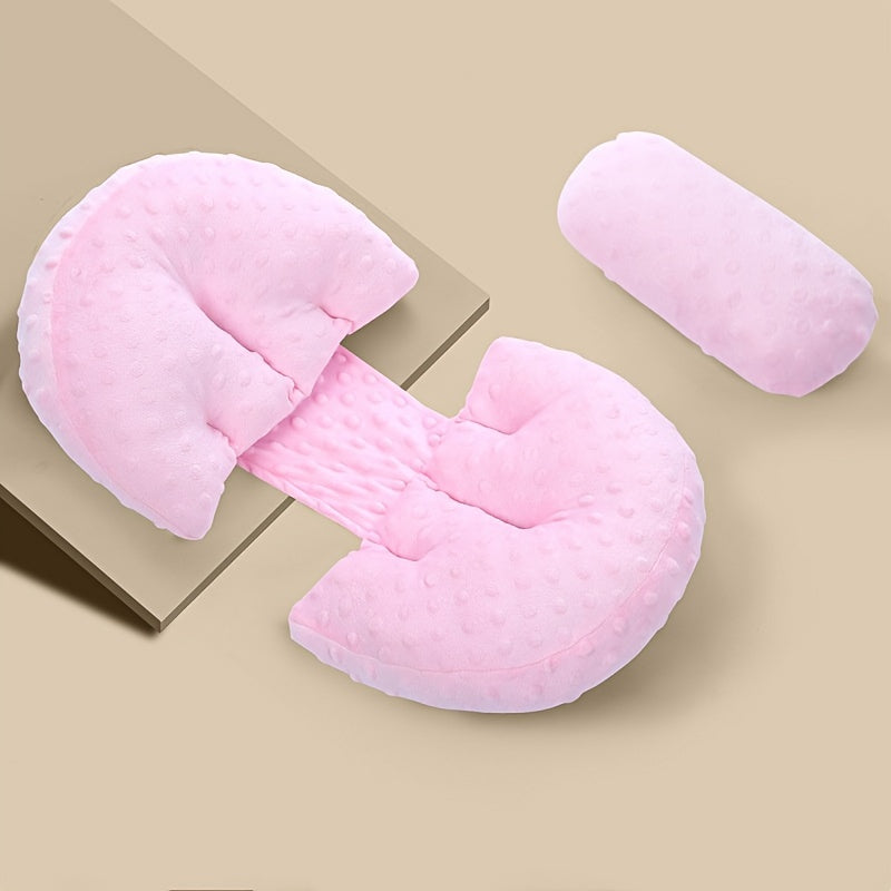 Homiladorlik uchun onalik yostiq, Qorin, bel va orqa uchun yonma-yon yotish qo'llab-quvvatlashi, Kichik yostiqni o'z ichiga oladi