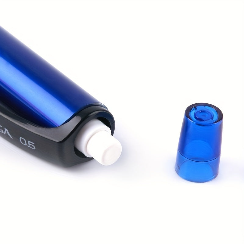 Lápiz mecánico borrable de 0.5mm con mina HB y acción giratoria para uso en oficina