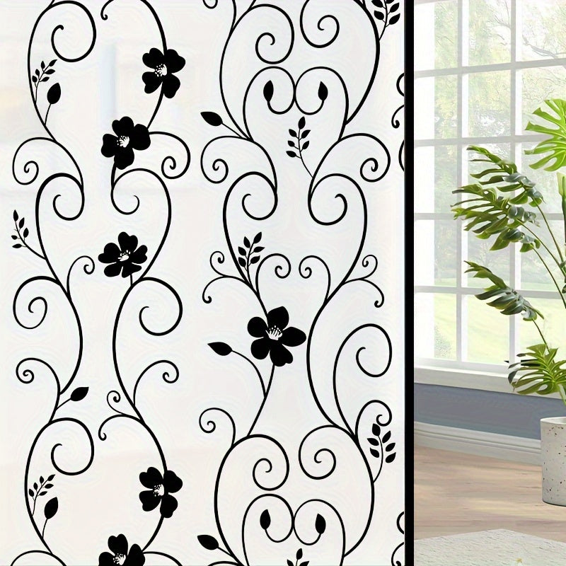 O'z-o'zidan yopishadigan dekorativ deraza stikerlari maxfiylik va ta'mirlash uchun, oshxona, hammom, sirg'aluvchi eshiklar va do'kon shisha eshiklari uchun ideal.