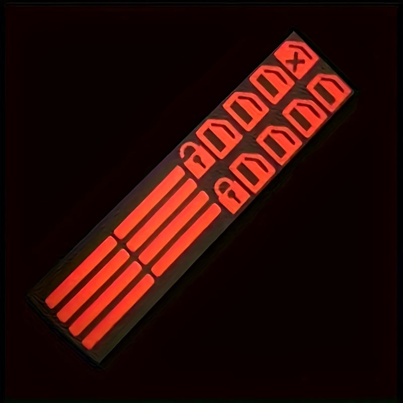 Avtomobil ichki o'rindiq kaliti decal stiker yoritgichli o'z-o'zidan yopishadigan yashil ko'k apelsin