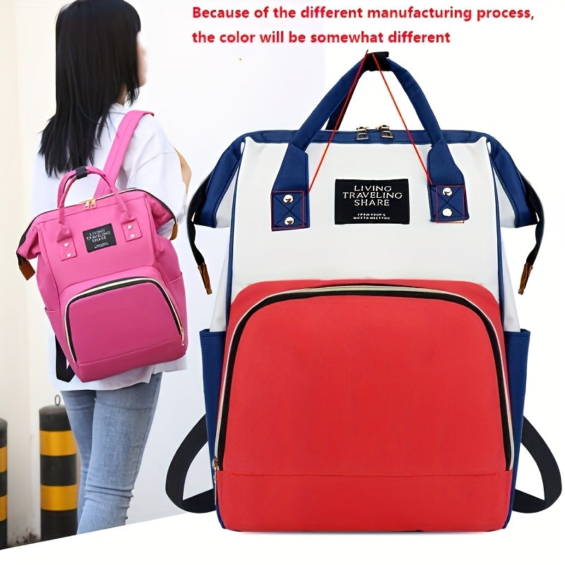 Ayollar uchun qora Oxford matodan tayyorlangan choyshab sumka, engil, keng va ko‘p funksiyali ryukzak