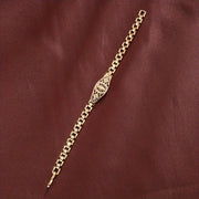 Zamonaviy Virgin Mary bilaguzuk, vintage charm va porloq kubik zirkoniy bilan - Har qanday tadbir uchun mukammal diniy aksessuar