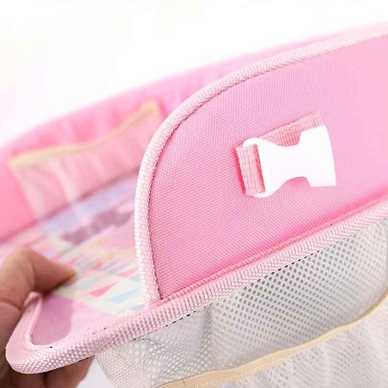 Car Organizer Trolley Tray for Car Travel and Road Trips, Seat Seat Organizer for Holidays