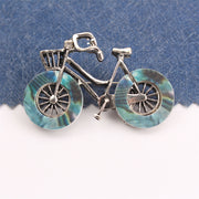 Rhinestone Bicycle Brooch for Women Stylish Jewelry Accessory for Outfits Purses and Headwear