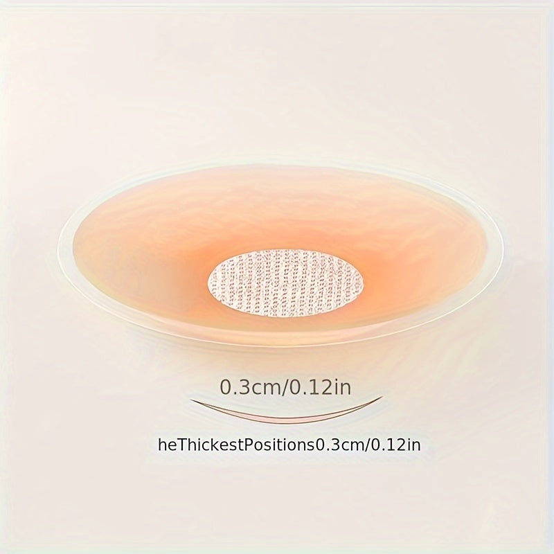Silicone Nipple Covers 6 Pack Invisible Seamless Adhesive Petals for Formal Wear