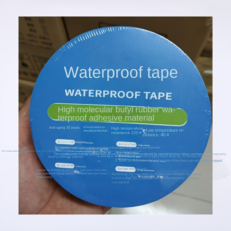 Waterproof Rubber Tape Caulk 10cm x 5m for Roof Leak Repair and Piping Sealing