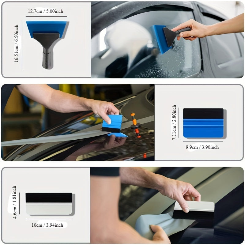 Car Window Tint Application Kit Glass Protective Film Installing Tool Squeegee