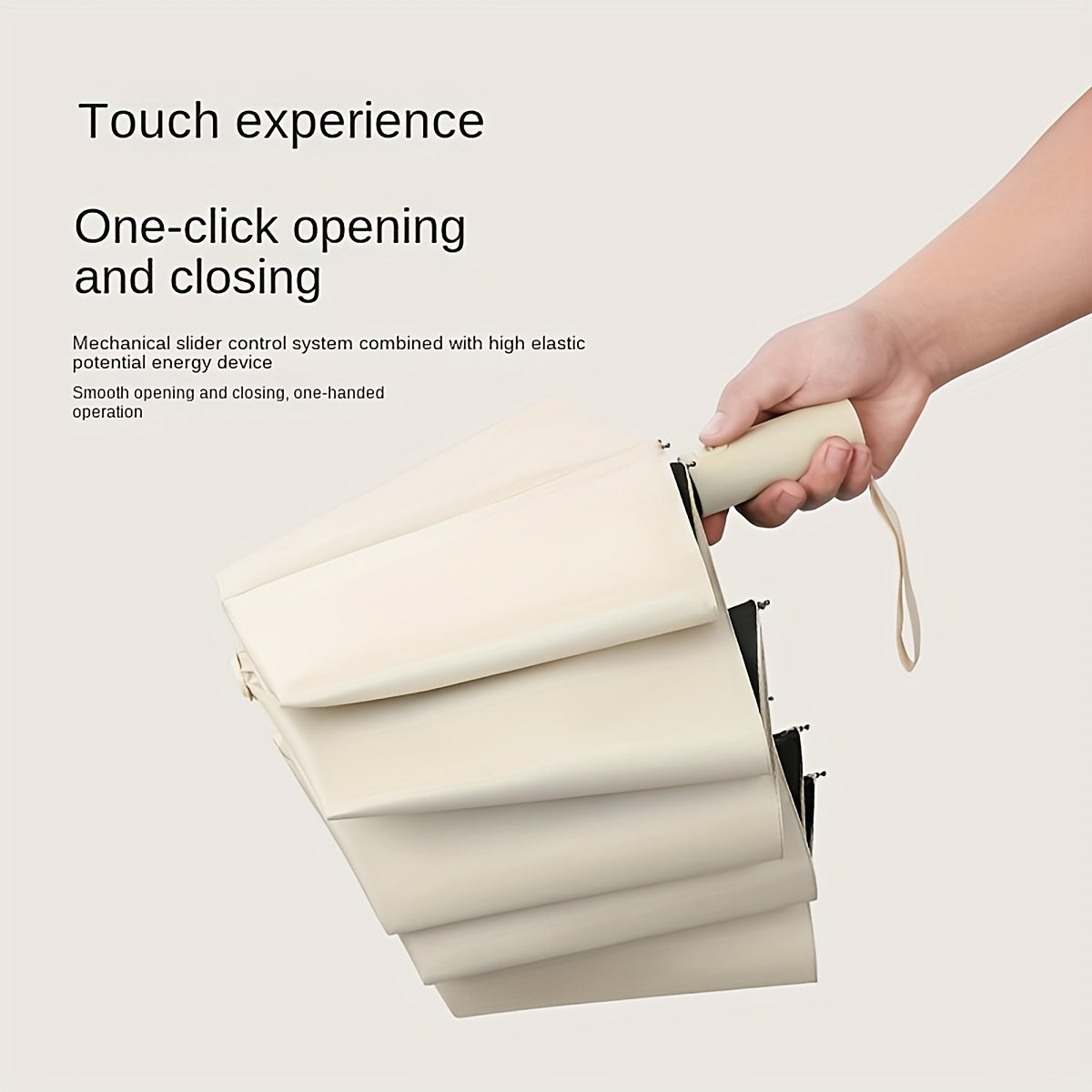 Large Double-Ribbed Automatic Sunshade Umbrella Oversized Wind-Resistant for Two People