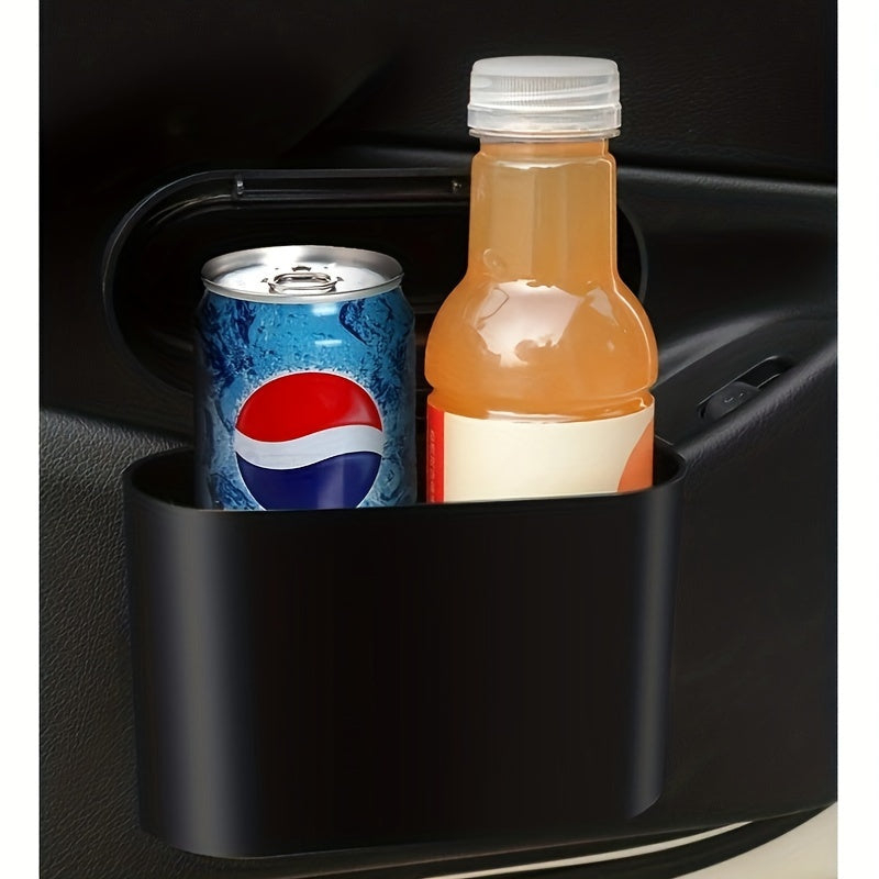 3-Piece Plastic Car Trash Can Set with Garbage Bags and Door Hanger