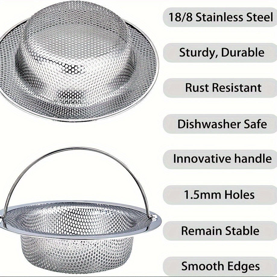 Stainless Steel Drain Cover for Bathtub Shower Sink Floor Kitchen Debris Filter