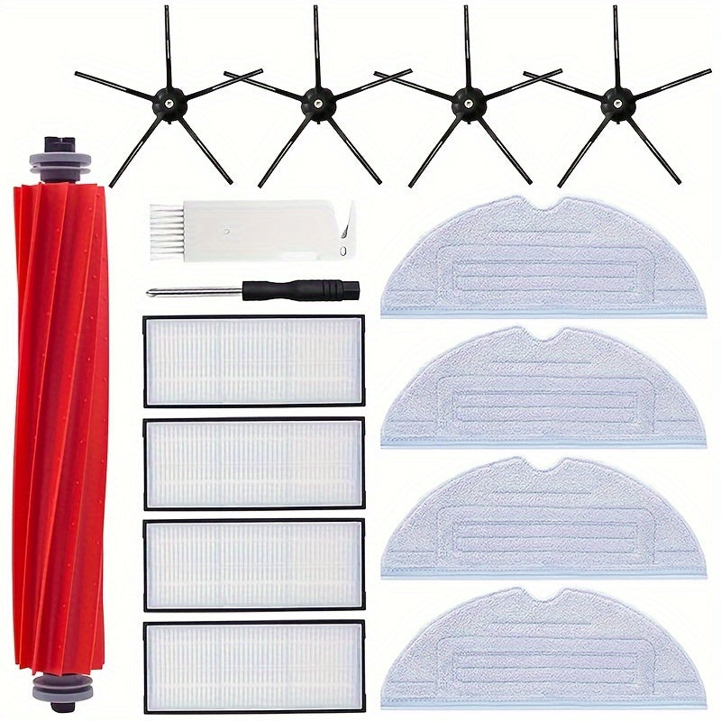 Ushbu aksessuar to'plami Roborock S7, S7+, S7 MaxV va S7 MaxV Plus modellari bilan mos kelishi uchun mo'ljallangan. To'plam 13 ta qismdan iborat bo'lib, 1 ta asosiy cho'tka, 4 ta mop, 4 ta filtr va 4 ta yon cho'tkadan iborat.