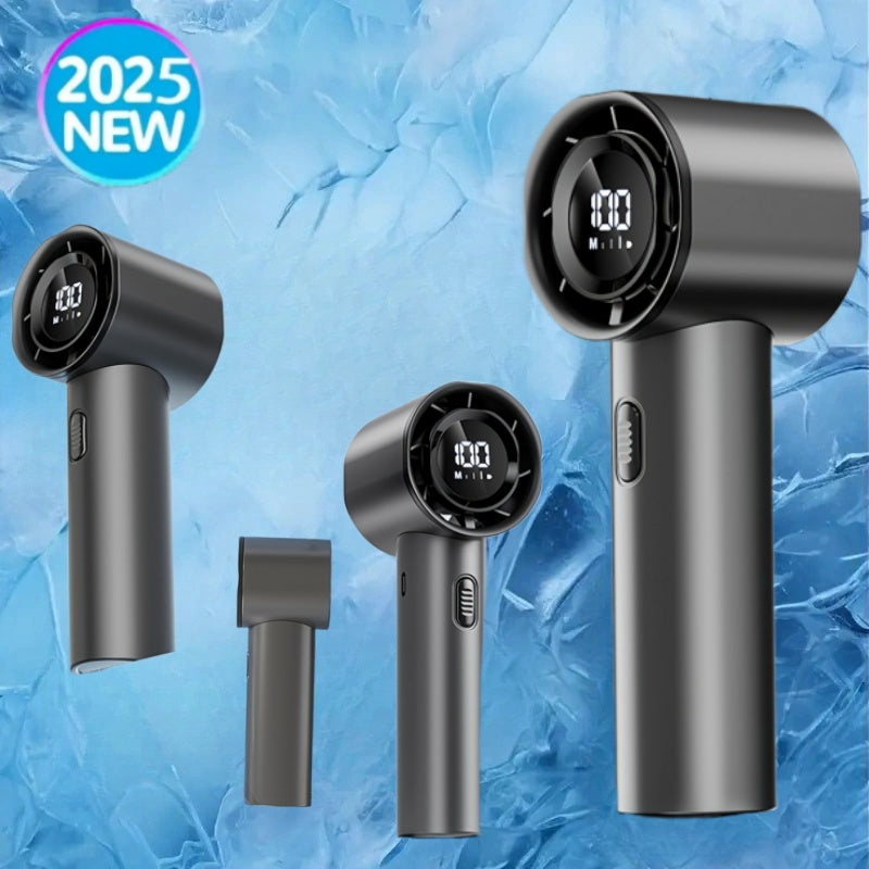 3-Speed USB Rechargeable Wearable Fan for Kids and Adults Black Lightweight Portable