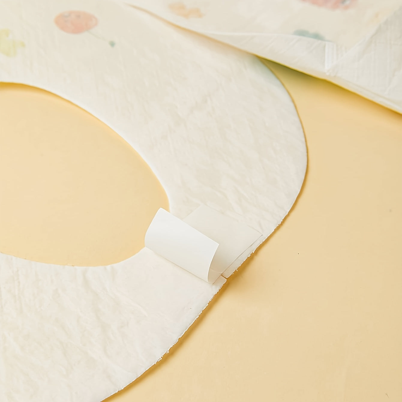 Set of 10 Waterproof Disposable Baby Bibs for Travel and Feeding