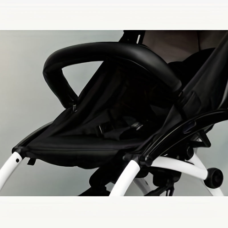 Foldable Washable PU Leather Baby Stroller Handle Cover with Zipper