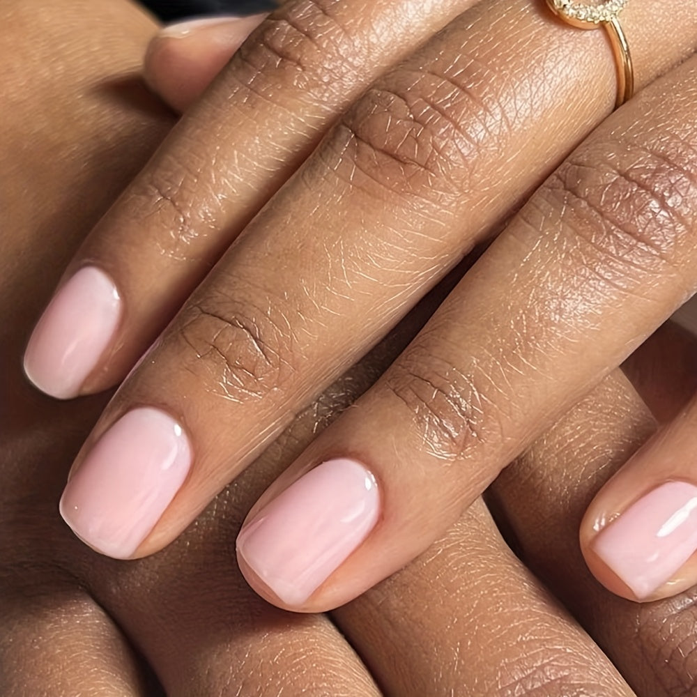 Розовый лак для ногтей с кератиновым бустером для здоровых ногтей Быстросохнущий, долговечный