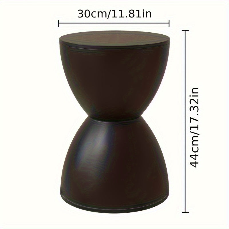 Modern Nordic Plastic Stool Side Table Corner Accent Shoe Bench