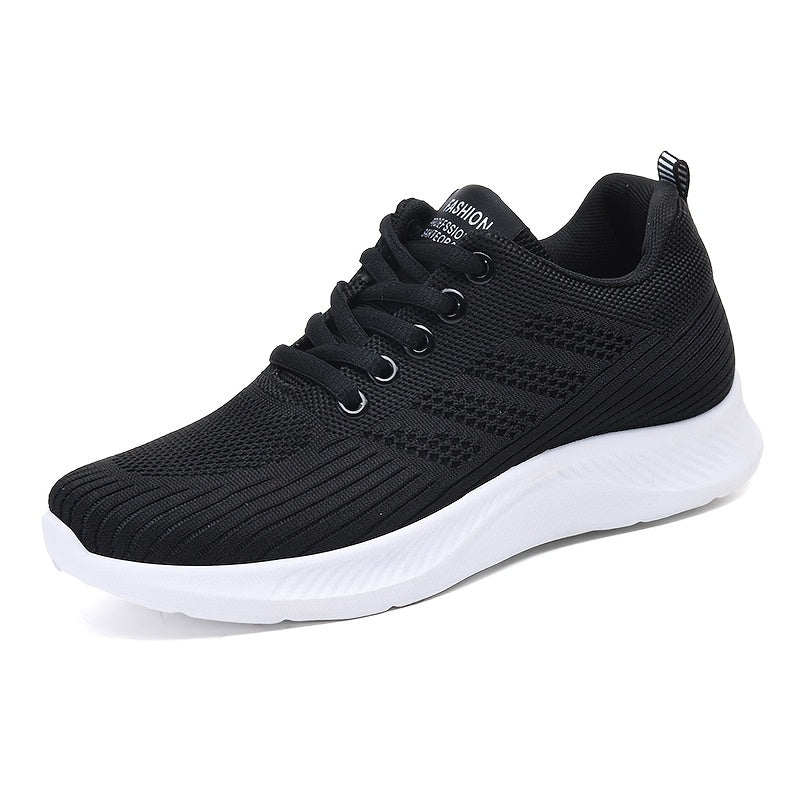 Women's Breathable Casual Running Sneakers with PVC Sole All-Season