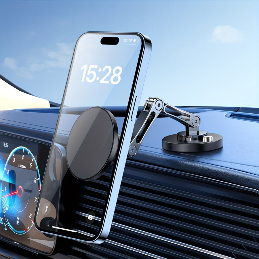 Universal Car Magnetic Phone Holder Dashboard Mount Durable Adjustable Rotating