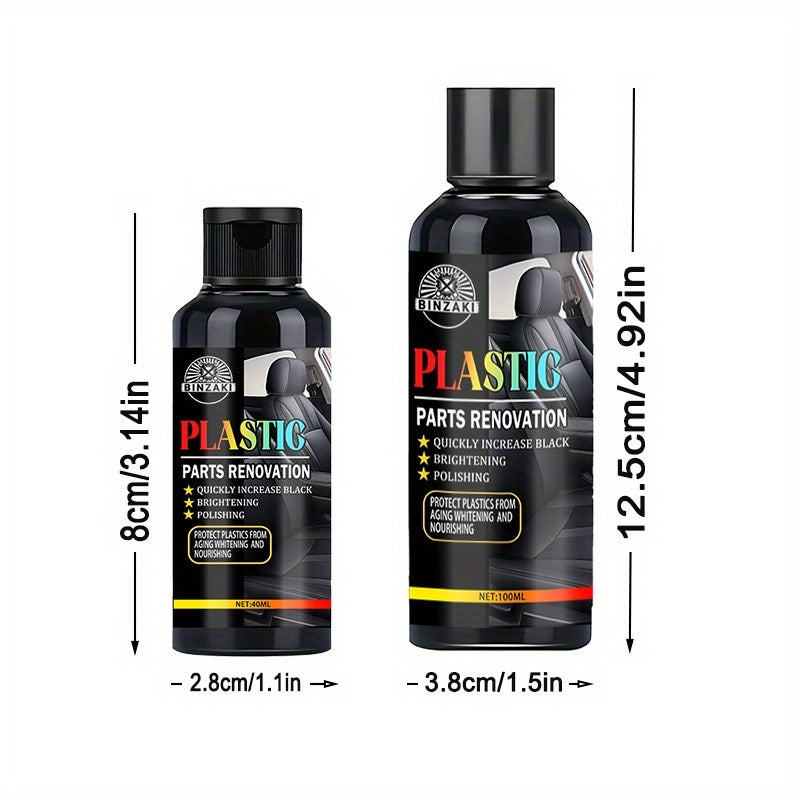 Восстановительный воск для пластиковых деталей автомобилей, защита на 2-3 года, легкое нанесение