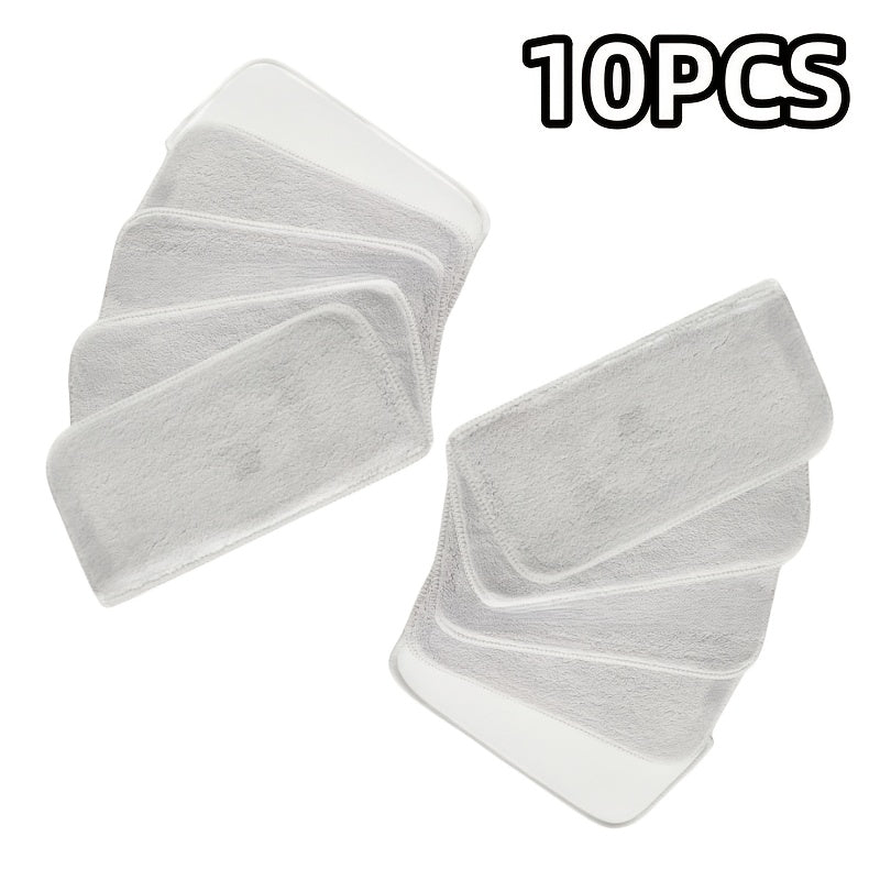 Half-Moon Microfiber Mop Pads Reusable Wet Dry Floor Cleaning Pads for Hardwood Tile Linoleum