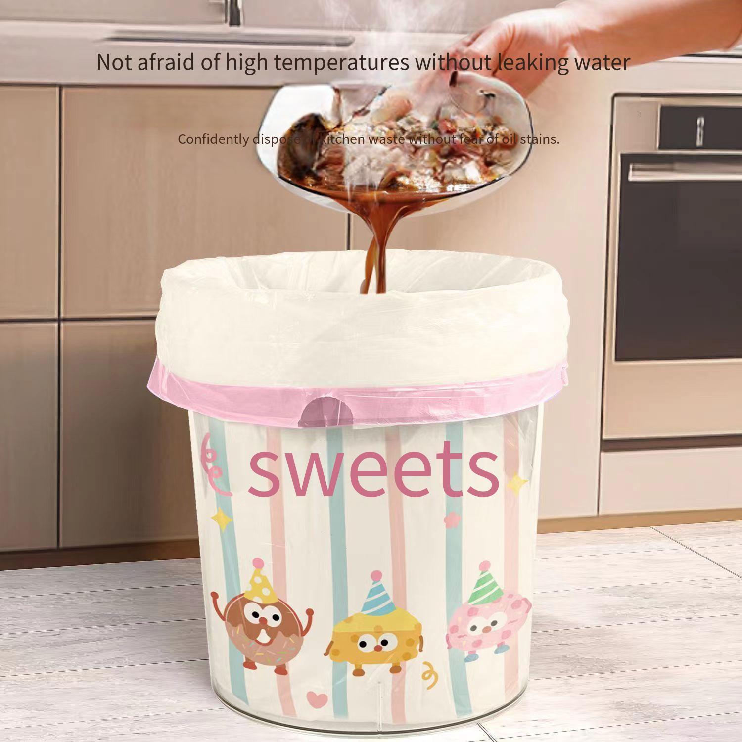 Tortish qopqog'i bilan uy xo'jalik axlat qoplari, yotoqxonalarda va boshqa joylarda oshxona va yashash xonalarini tozalash uchun yetarlicha mustahkam, yirtilishga chidamli va arzon.