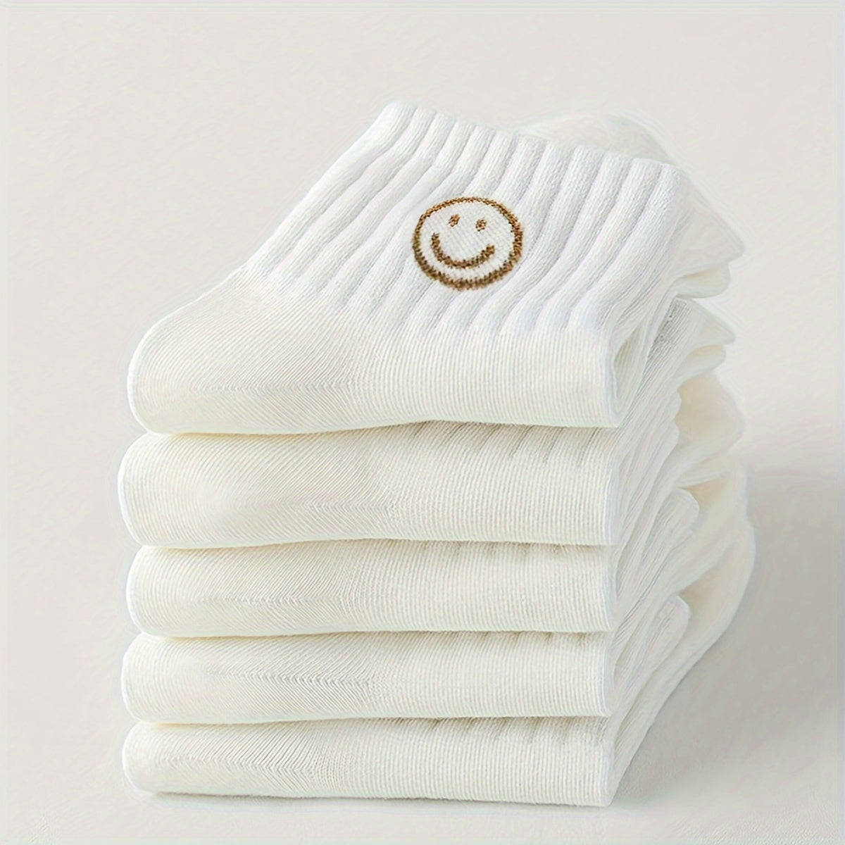 5 juft Ayollar uchun Qiziqarli Multfilm Yuzi Bilak Soxi rangli assortida. Yumshoq polyester va elastan aralashmasidan tayyorlangan, mashinada yuvish mumkin.