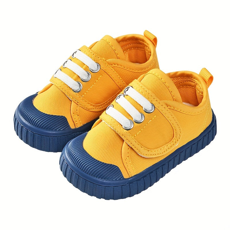 Toddler Canvas Shoes for Indoor Outdoor 1-2 Years Boys Girls Spring Autumn Breathable Fabric