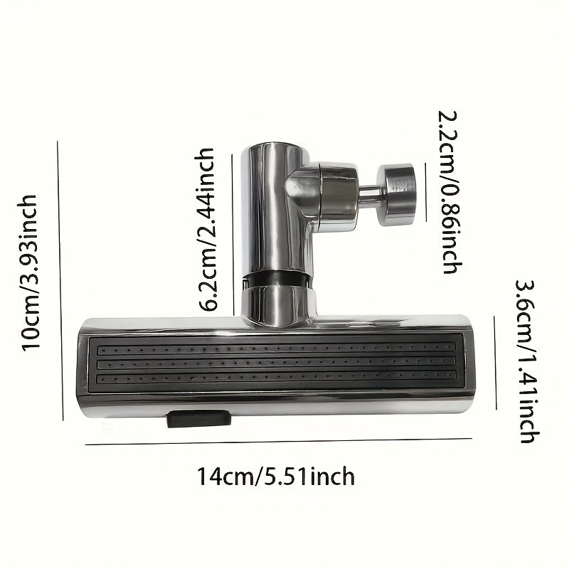 Three-Mode Faucet Aerator Adapter for Kitchen and Bathroom Sinks Water Saving Ventilation Universal Fit