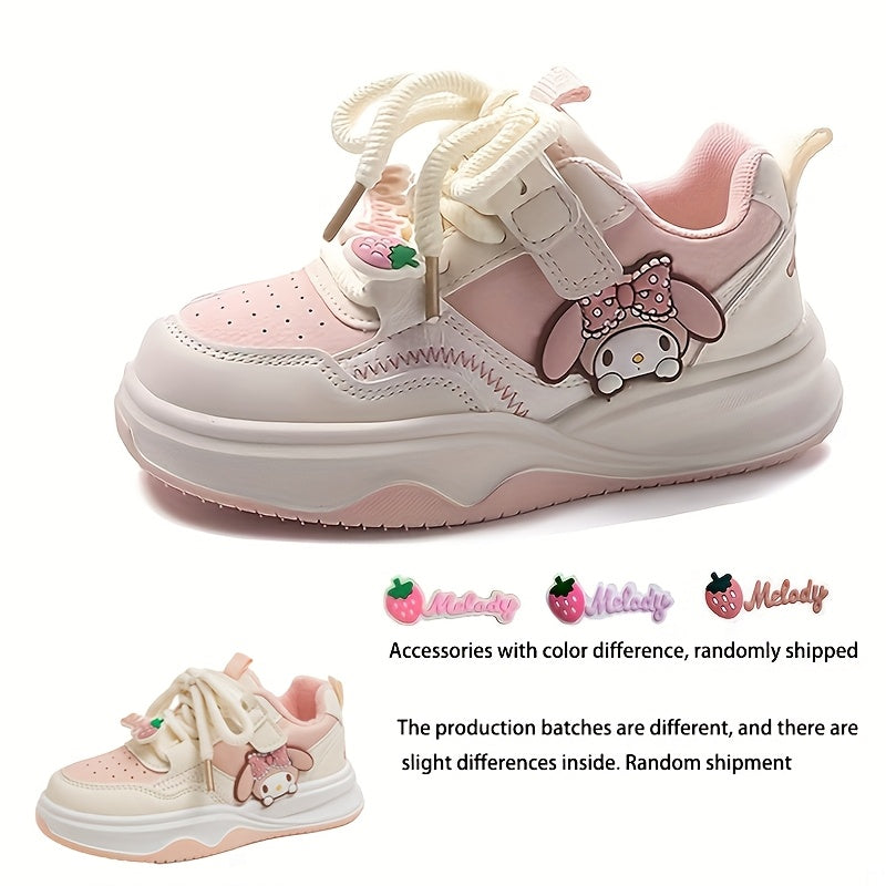 Kids Flat Skate Shoes with Beaded Detailing and Adjustable Straps for Boys and Girls