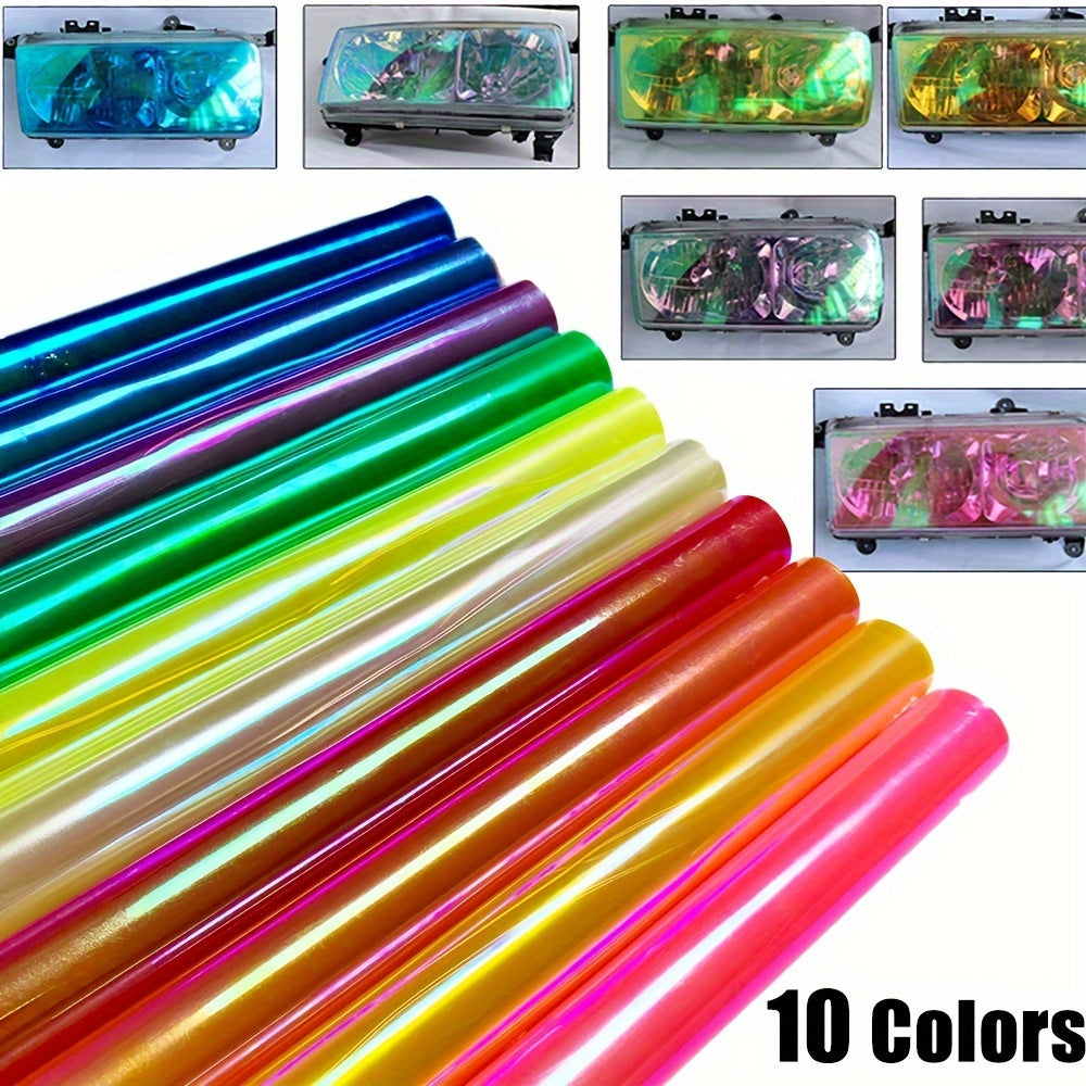 Car Motorcycle Laser Chameleon Light Film 30x60cm Color Change Vinyl Sticker