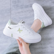 Women's White Breathable Sneakers for Casual, Running, Fitness, Hiking