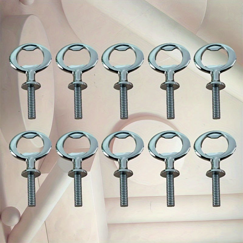 10Pcs Beer Bottle Openers Set Stainless Steel Bar Tool for Home and Party Use