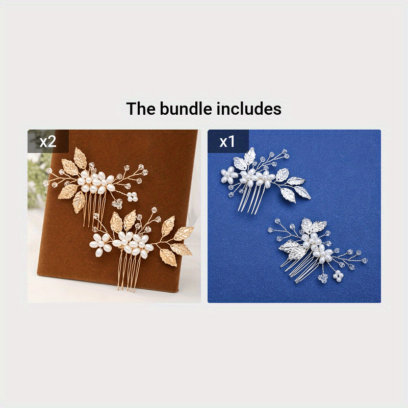 Handmade Pearl Hair Comb for Wedding Bridal Hair Accessory