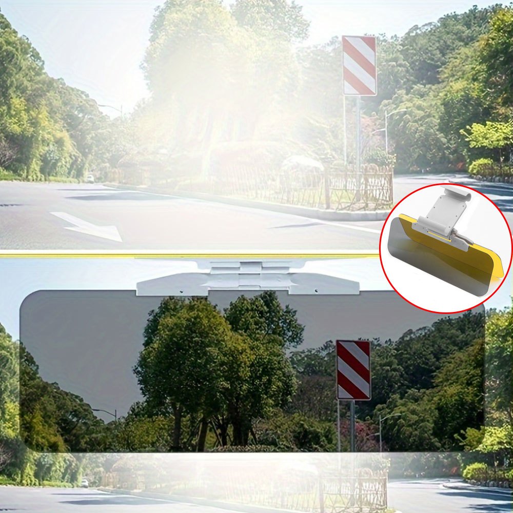 Car Sun Louver Anti-Glare High Beam Protection Durable ABS Fits Most Vehicles