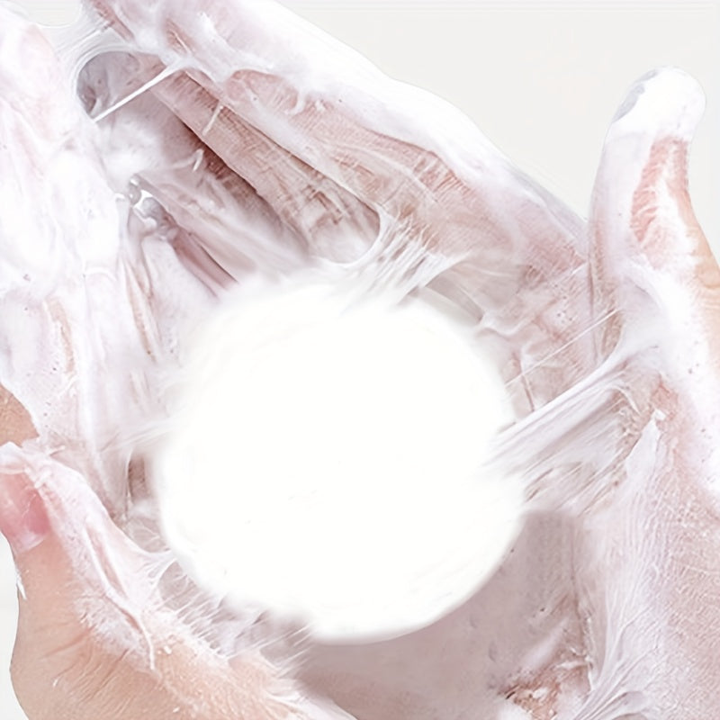 Jabón de leche de cabra unisex con ácido hialurónico para reafirmar la piel aroma a lluvia