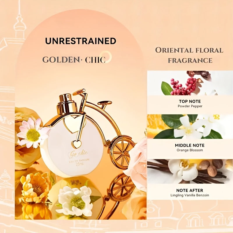Perfume con forma de bicicleta para mujer 0.85oz aroma floral oriental regalo decorativo