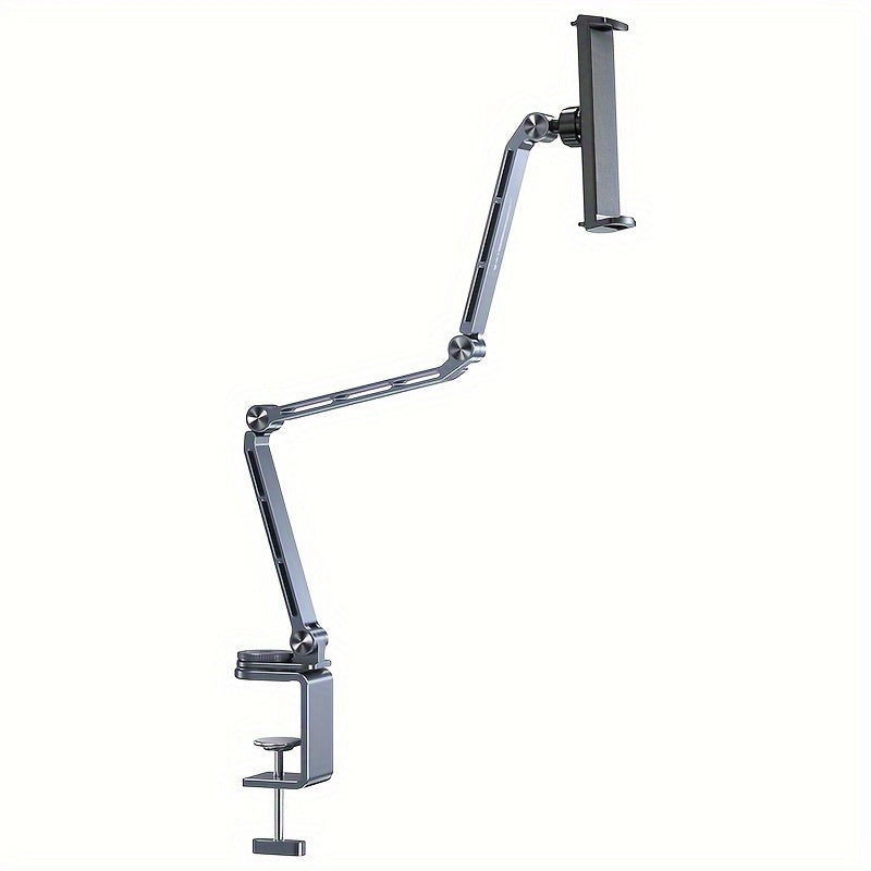 Регулируемая алюминиевая подставка для планшета с вращением на 360° и многоугольным складыванием