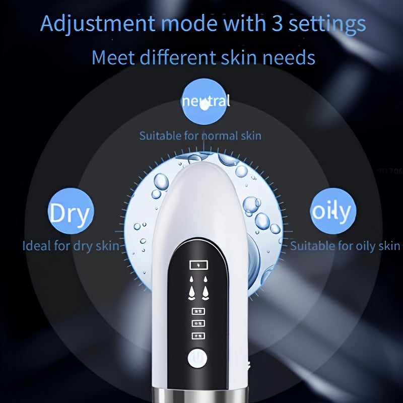 Electric Blackhead Pore Cleaner Facial Vacuum with USB Rechargeable Water Circulation