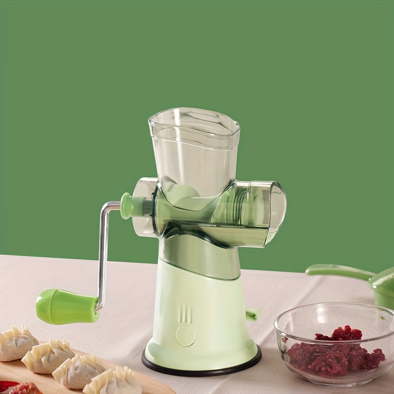 Manual Meat Grinder with Hand Crank, Large Capacity for Beef and Vegetables