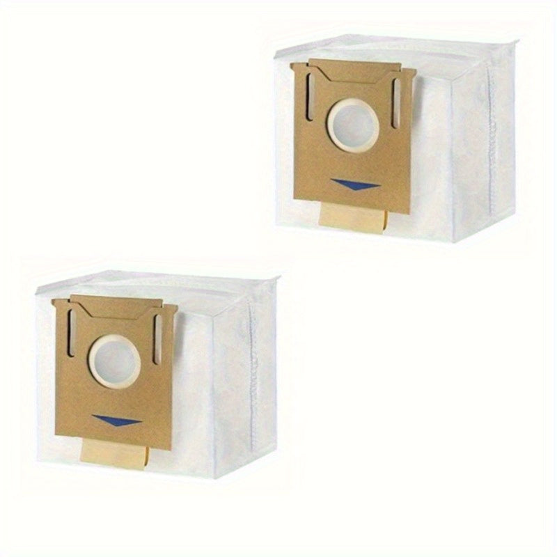 Set of 2 Disposable Dust Bags for Robot Vacuums and Mops Compatible with T8 Max N8 Pro