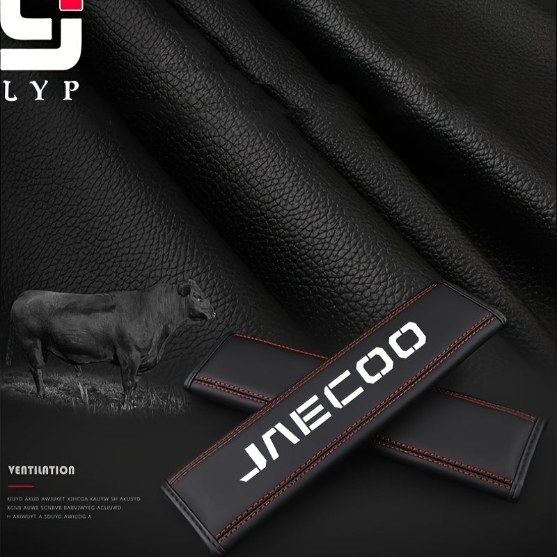 Avtomobil o'rindiq kamarining yelka yostiqchasi, yumshoq qoplamali, qizil aksent bilan, transport qulayligi uchun