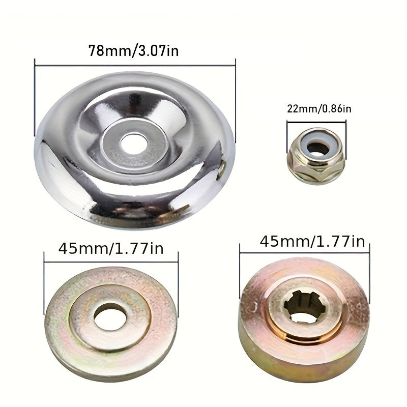 Cuchillas de alambre de acero para cortacésped de 6/8 pulgadas con articulación giratoria piezas de recambio