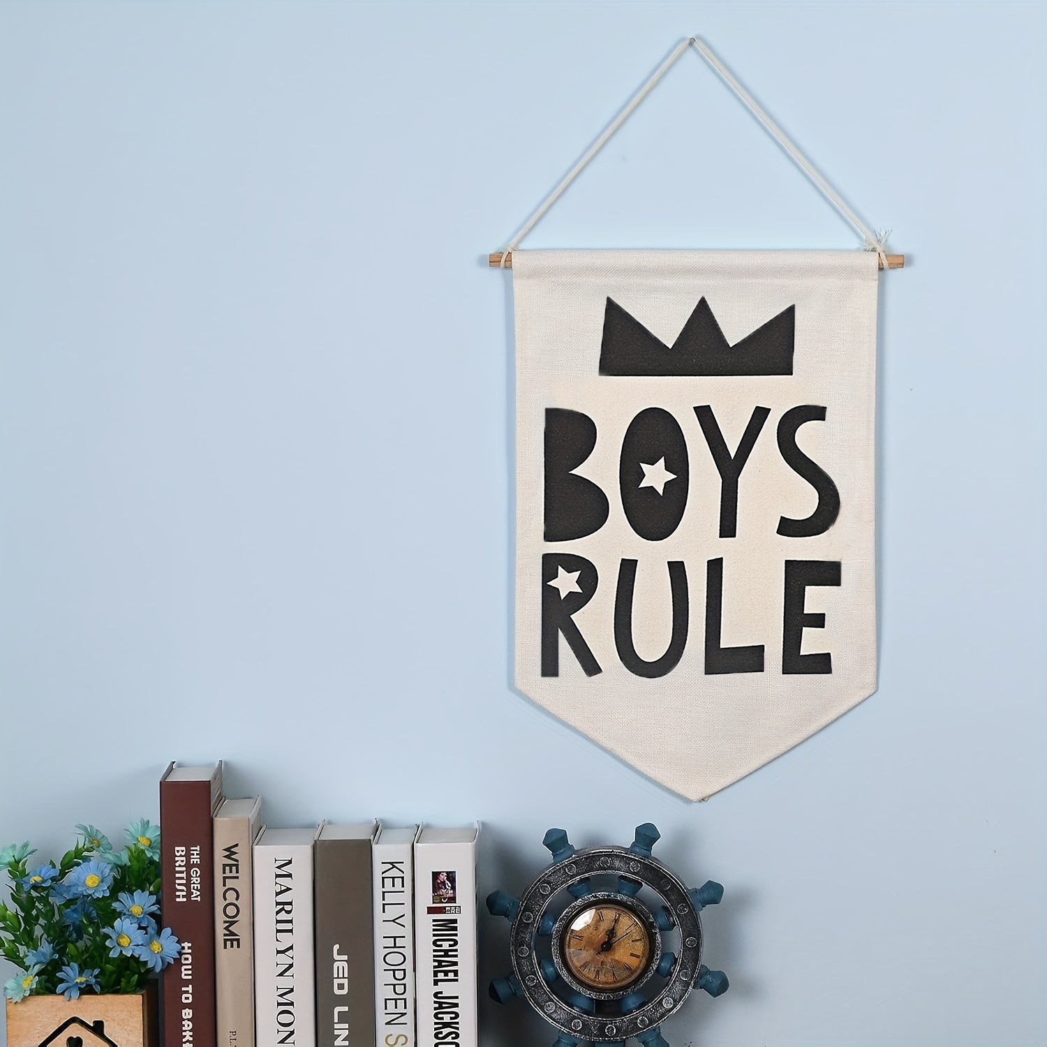 Boho Wall Hanging for Kids and Teens Polyester Inspirational Decor for Living Room Bedroom Classroom