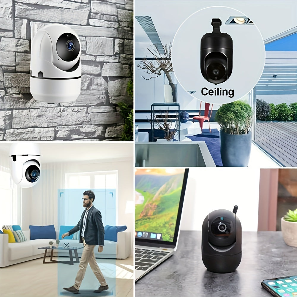 Wireless Security Camera 1080P HD Night Vision Motion Detection Two-Way Audio Indoor