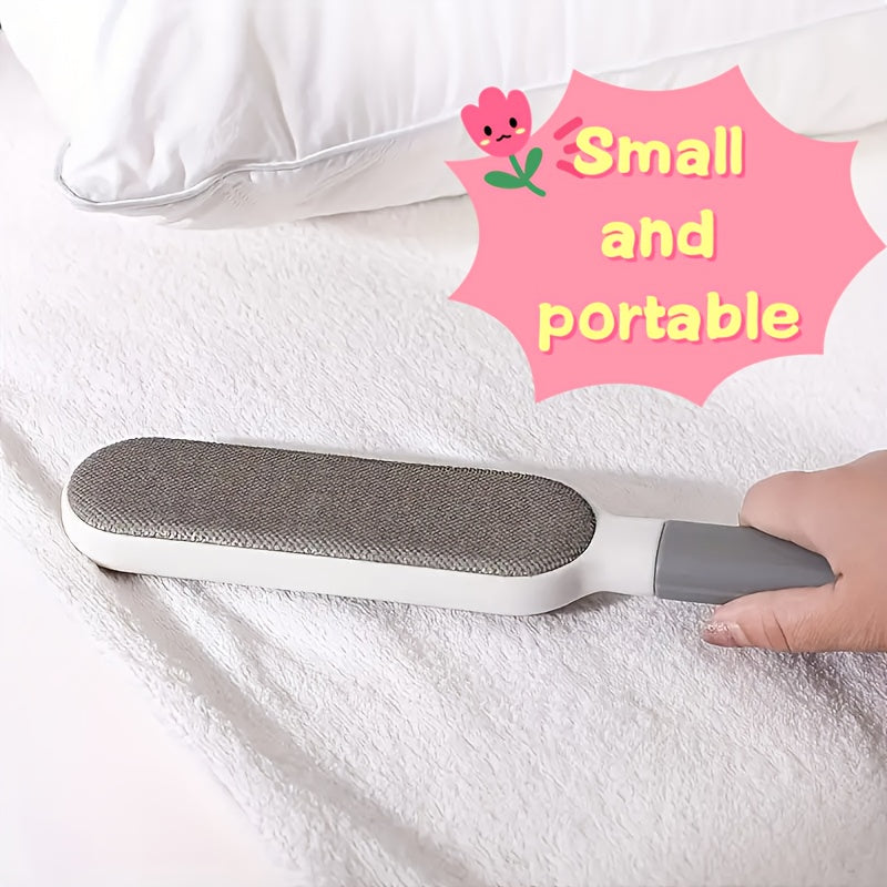 Qulay Soch Olish Cho'tkasi - Ekologik toza, Qo'l bilan ushlanadigan Statik Chang Olish Vositasi Kiyim, Yumshoq mebel, Uy jihozlari va Gilamlar uchun - Mustahkam Plastik Qurilish, Quvvat talab qilmaydi, Hayvon Sochlarini Olish uchun Ideal