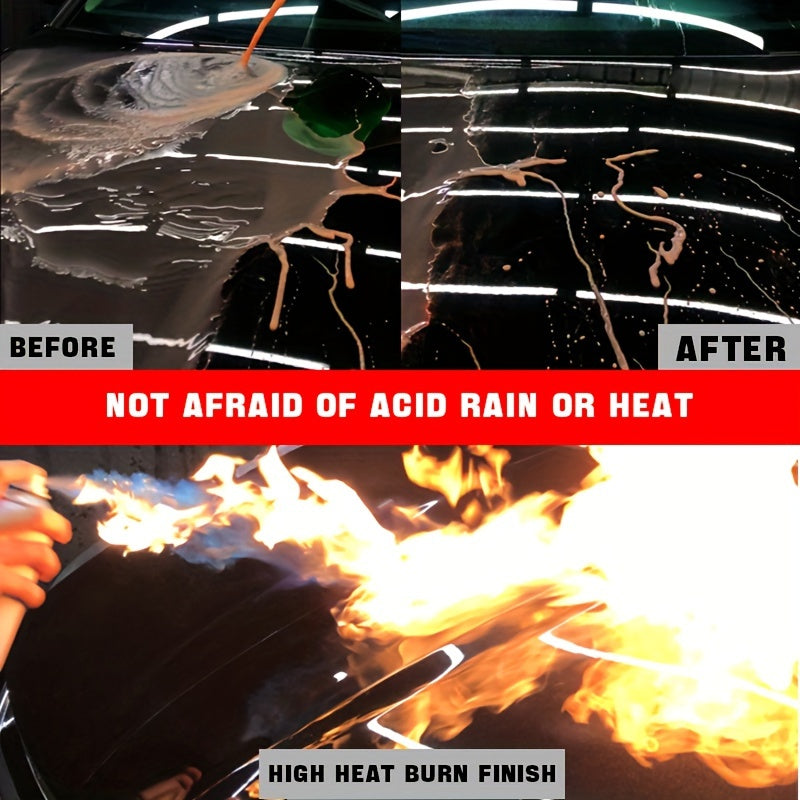 Black Car Wax Paste for Stain Removal Gloss Enhancement Waterproof Protection