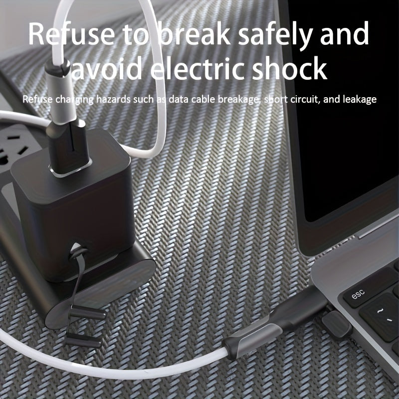 Silicone Cable Protector for Data Cables and Chargers Compatible with iPhone, Huawei, Oppo, Xiaomi, VIVO