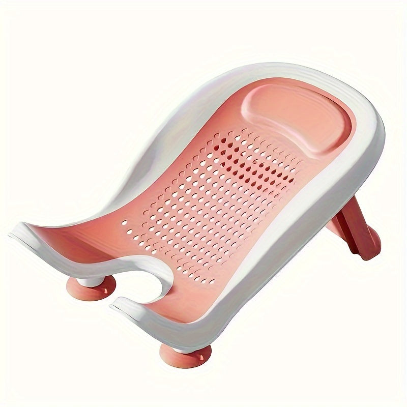 Foldable Baby Bath Seat for Infants 0-3 Years Non-Slip Cushion Portable Support